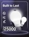 Sunco 10 Pack A19 LED Light Bulb, E26, 3W=25W, 2700K Soft White