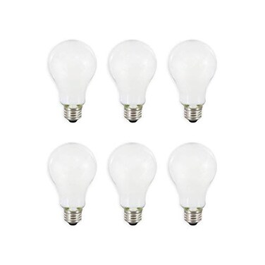 Sylvania LED TruWave A21 Light Bulb, 100W Equivalent, Efficient 15W, Medium Base, Dimmable, Frosted, 2700K, Soft White - 6 Pack (40810)