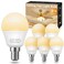 JandCase Ceiling Fan Light Bulbs,E12 G14 LED Bulbs 60Watt Equivalent,3000k