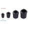 50PCS LED Lamp Socket Diode Holder Clip Bezel Mount Light Mounting Holders Bulb Socket (3mm) - Black Plastic Material