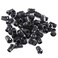 50PCS LED Lamp Socket Diode Holder Clip Bezel Mount Light Mounting Holders Bulb Socket (3mm) - Black Plastic Material