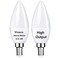 Vinaco E12 LED Candelabra Bulb 4W 3000K Warm White for Ceiling Fan Light