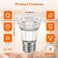 Sylvania LED TruWave Natural Series PAR16 Light Bulb, 50W Equivalent, Efficient 6W, Medium Base, Dimmable, 5000K, Daylight - 1 Pack (40931)