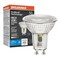 Sylvania LED TruWave Natural Series PAR16 Light Bulb, 50W Equivalent Efficient 6W, GU10 Bi-Pin Base, Dimmable, 3000K, White - 1 Pack (40932)