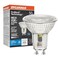 Sylvania LED TruWave Natural Series PAR16 Light Bulb, 50W Equivalent Efficient 6W, GU10 Bi-Pin Base, Dimmable, 3000K, White - 1 Pack (40932)