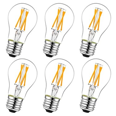 LiteHistory A15 E26 Bulb,Light Bulbs 60 watt Soft White,2700K,Non-Dimmable &euro;&OElig;