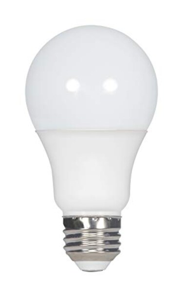 Satco S11410, A19 LED Light Bulbs, 60W Replacement, 3000K, 10-Pack