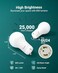 Sunco 6 Pack GU24 LED Light Bulbs, 2 Prong, 9W=60W, 5000K, Dimmable