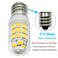 E12 LED Fridge Water Dispenser Light Bulb 2W E12 120V Daylight White 2-Pack