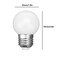 G45 LED Light Bulb 3W Globe Vanity Bulbs 30 Watt Replacement Bulb Cool White 6500K Round Night Light Bulb E26/E27 Base for Bathroom Makeup Mirror Light Bedroom, 6 Pack