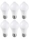 TORCHSTAR 6-Pack A19 Motion Sensor LED Light Bulb, 900LM, E26 6000K