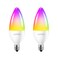 ANWIO E12 Smart Light Bulbs, 4.9W (40W Equivalent), 470LM, 2Pack