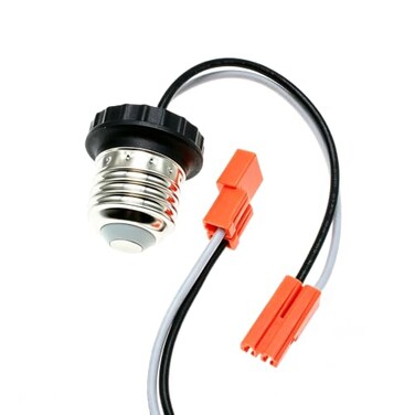 HAJXZH E26 Socket Adapter Medium Base Male Screw in Light Bulb Socket Pigtail Socket Adapter Base Male Screw-in Light Bulb Socket Pigtail Apply to LED Ceiling Lamp Downlight Shell Lamp