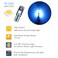 WLJH Ice Blue T5 74 LED Bulb with PC74 Socket for Instrument Dash Light