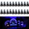WLJH 74 LED Dash Light Kit, T5 Wedge Bulb with PC74 Socket, Blue, Dimmable