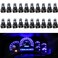 WLJH 74 LED Dash Light Kit, T5 Wedge Bulb with PC74 Socket, Blue, Dimmable