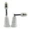 ZYAMY 2pcs E27 to E27 Light Socket Extender, E27 Extension Socket Extender Adapter, Flexible Medium Light Bulb Socket Converter, 360 Degree Bendable