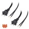 Cable Matters 2-Pack 18 AWG 10A 2 Prong Replacement Cord Lamp Wire, 8ft