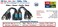 Evertech 8 Megapixel HD Video Balun Transceiver CCTV via UTP Cable Passive Video Power and Audio/Data Connector RJ45 Cat5 Cat6 Data Transmitter 8MP (4 Pairs)