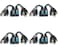 Evertech 8 Megapixel HD Video Balun Transceiver CCTV via UTP Cable Passive Video Power and Audio/Data Connector RJ45 Cat5 Cat6 Data Transmitter 8MP (4 Pairs)
