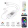 SUPERNIGHT 2 in 1 RGB LED Strip Light Controller, App Controlled Smart Music Controller for Android and iOS, DC 5V-24V RGB Strip
