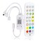 SUPERNIGHT 2 in 1 RGB LED Strip Light Controller, App Controlled Smart Music Controller for Android and iOS, DC 5V-24V RGB Strip