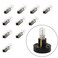 RuiLing 10-Pack E10 Mini Light Bulbs Screw Base Indicator Light Incandescent Bulb Old-Fashioned Flashlight Lamp for Physical Electrical Experiment 6.3V 0.15A (No Base)