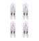 Satco S4621/04 G9 Double Loop Halogen Light Bulb, 35 Watts, Clear, 4-Pack