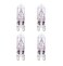 Satco S4621/04 G9 Double Loop Halogen Light Bulb, 35 Watts, Clear, 4-Pack