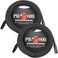 Pig Hog PHM30 High Performance 8mm XLR Microphone Cable, 30 Feet - 2 Pack