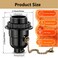 Phenolic Medium Base Light Socket with Pull Chain Switch,3 Pack TWDRTDD Black Period Style E26 E27 Edison Retro Pendant Lamp Holder (Full Uno Thread and Ring)