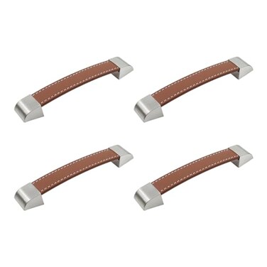 MY MIRONEY 4PCS Leather Drawer Pulls, 5