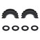 MuHize Black D-Ring Isolator Washers Kit for 3/4" Shackles