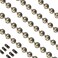 Vinaco 2 Pack 36" Copper Ceiling Fan Pull Chain Extension