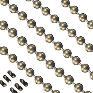 Vinaco 2 Pack 36" Copper Ceiling Fan Pull Chain Extension
