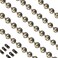 Vinaco 2 Pack 36" Copper Ceiling Fan Pull Chain Extension