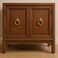 1.97 Inches Brass Ring Drawer Pulls Antique Cabinet Hardware, 2Pcs