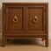 1.97 Inches Brass Ring Drawer Pulls Antique Cabinet Hardware, 2Pcs