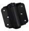 QCAA Heavy Duty Adjustable Spring Hinge, Thicker, 3", Black,Made in Taiwan, 2 Pack