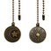 Dotlite 2Pack Copper Moon &amp; Sun Ceiling Fan Pull Chain Extension