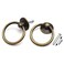 Aifeier ET Single Hole Metal Drop Ring Knobs Bronze