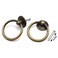 Aifeier ET Single Hole Metal Drop Ring Knobs Bronze