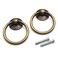 Aifeier ET Single Hole Metal Drop Ring Knobs Bronze