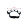 Coshar 4Pcs Rubber Paw Cabinet Knobs Soft Rubber Handles, Black