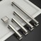 Amerdeco 10 Pack Brushed Satin Nickel 5 Inch(128mm) Hole Centers Kitchen Cabinet Pulls Cabient Hardware Kitchen Handles for Cabinets Cupboard Handles Drawer Pulls