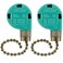 Dotlite 2Pack Ceiling Fan Pull Chain Switch ZE 268S6, Bronze