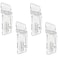 Acrylic Hinge Latch, 2.2 Inch Crystal Clear, 4Pcs