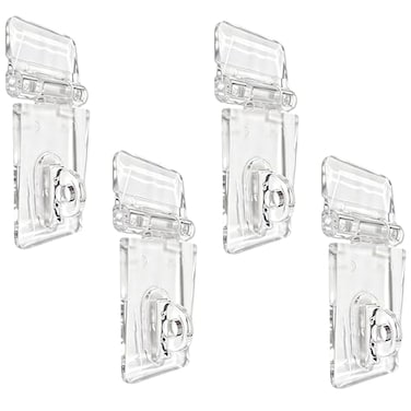 Acrylic Hinge Latch, 2.2 Inch Crystal Clear, 4Pcs