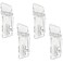 Acrylic Hinge Latch, 2.2 Inch Crystal Clear, 4Pcs