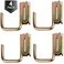 4 Pack E-Track Steel J-Hooks, E-Track Spring Fitting Attachments Hooks